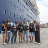 Navio de turismo com 1,5 mil passageiros atraca em Paranaguá