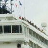 Navio de turismo com 1,5 mil passageiros atraca em Paranaguá